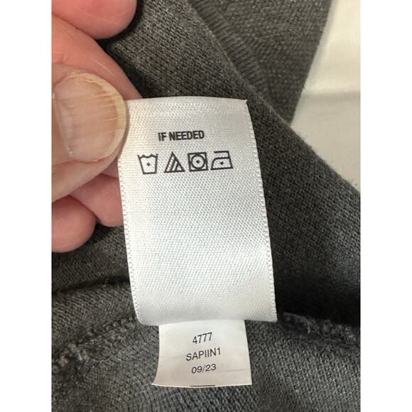 Aeropostale Mens Polo Shirt Solid Dark Gray Large Cotton Blend Short Sleeve - Picture 8 of 10